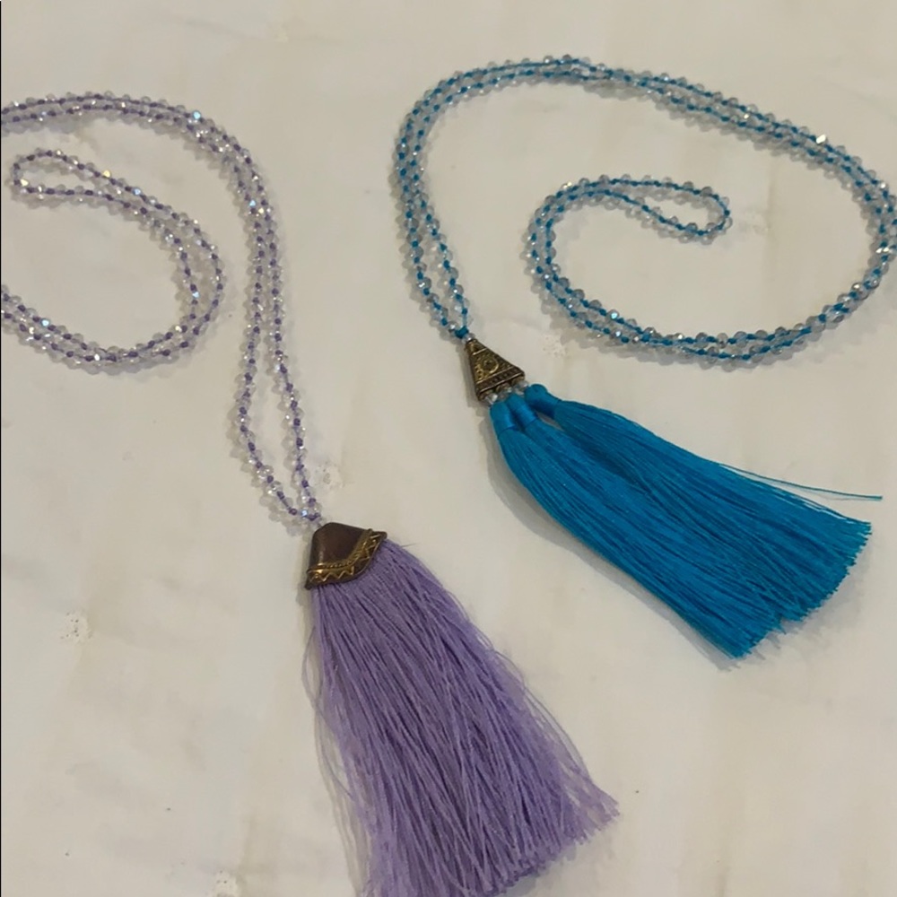 Zacasha style tassel necklaces